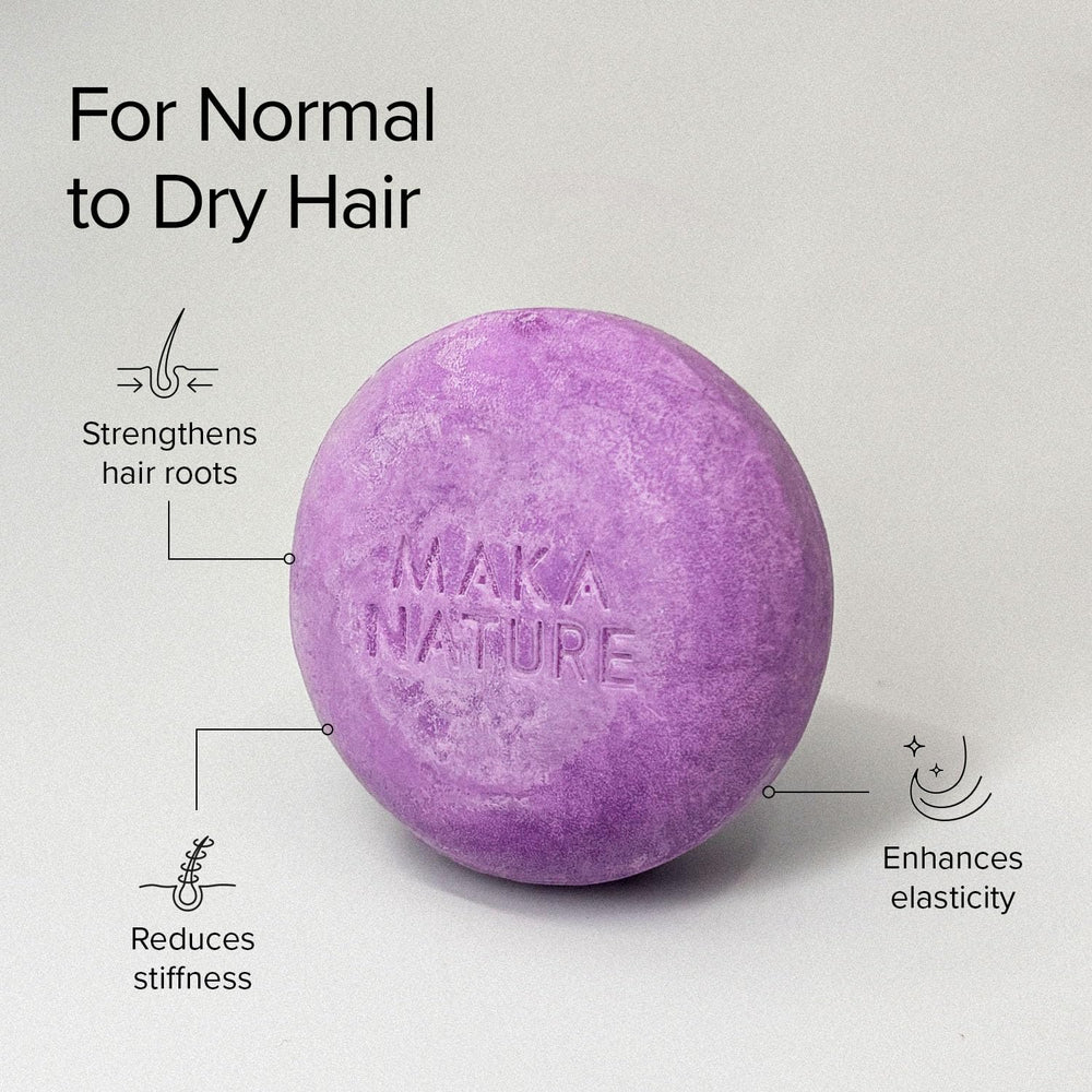 KGallery Maka Nature Tea Tree shampoo bar scene highlights refreshing formula for scalp comfort.