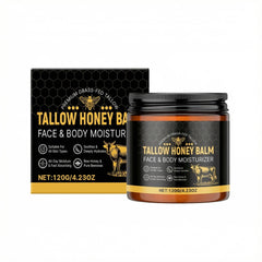 KGHWE beef tallow balm close-up highlighting daily nourishment for skin.