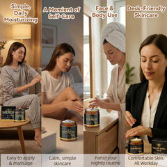 KGHWE application on face and hands demonstrates versatile moisture.