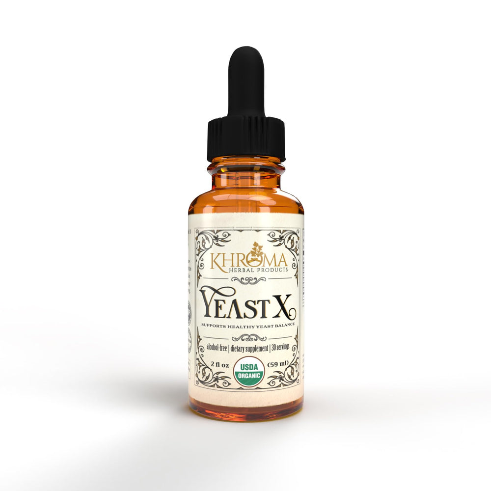 Khroma Yeast X 2 oz glass bottle - front view
