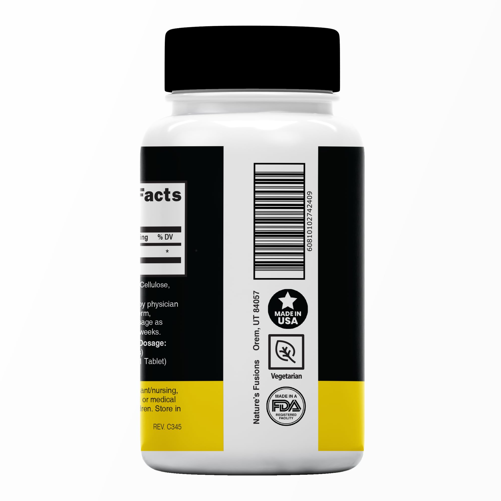 Illustration of potassium iodide pills and dosage guidance