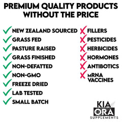 Freeze-dried, non-defatted thyroid and liver supplement details