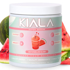 Kiala Nutrition Super Greens canister front view