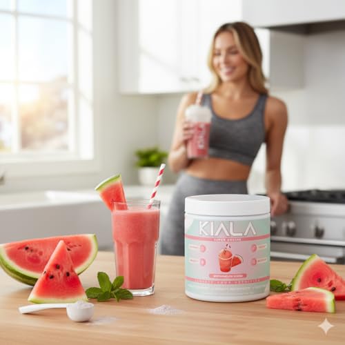 Kiala Nutrition Super Greens ingredients layout