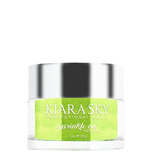 Kiara Sky Sprinkle On glitter bottle with 1 oz for versatile nail sparkle