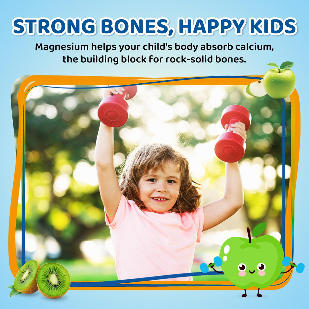 Kid-friendly gummy texture suitable for ages 4 and up