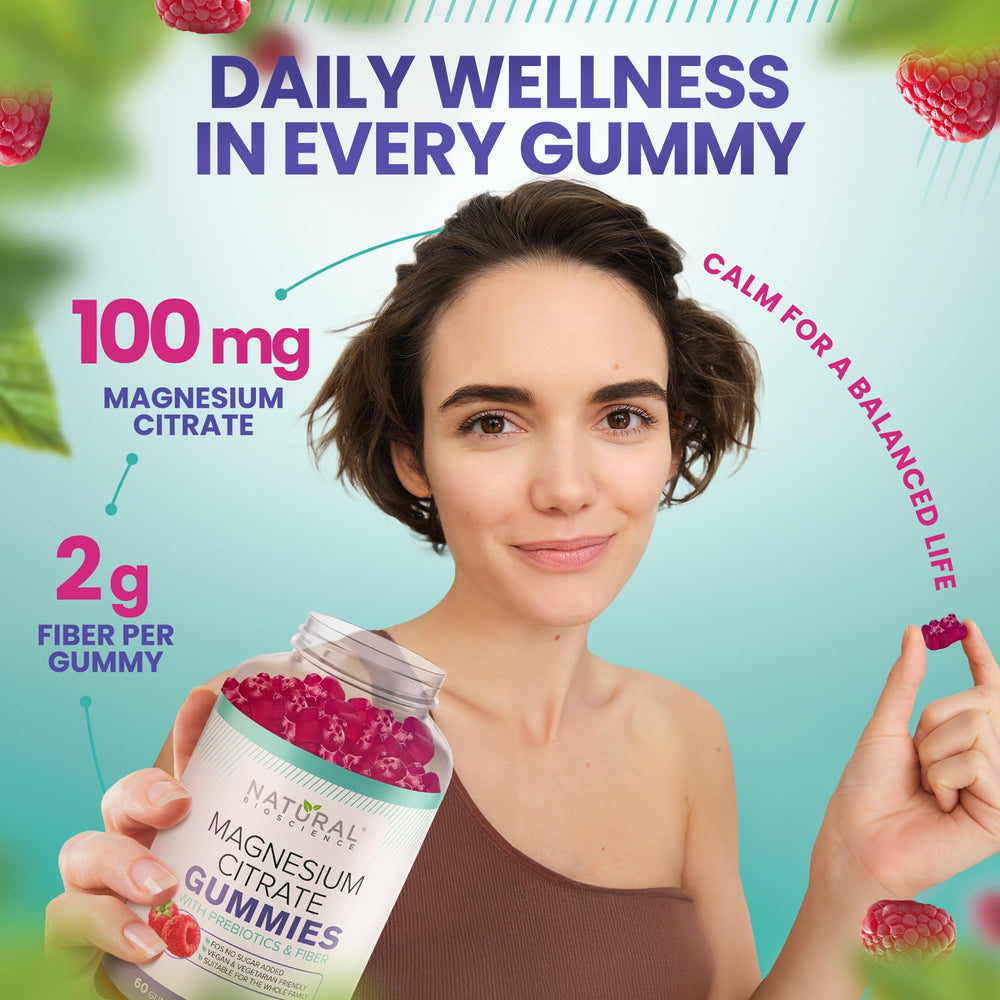 Kid-friendly vegan magnesium gummies in a bottle