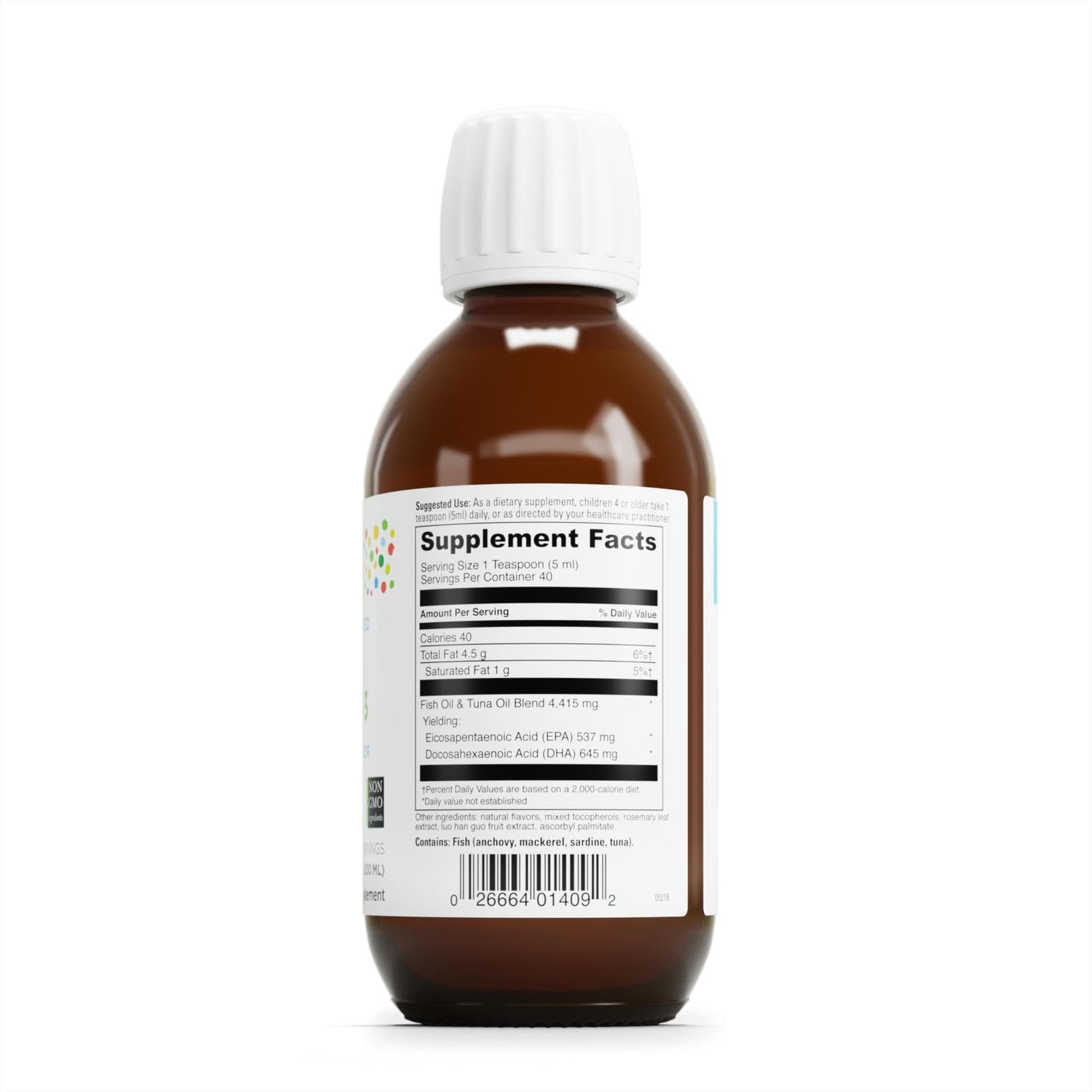 KiddOmega-3 Cherry Orange flavor splash