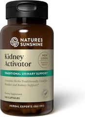 Nature's Sunshine Kidney Activator Capsules bottle on white background