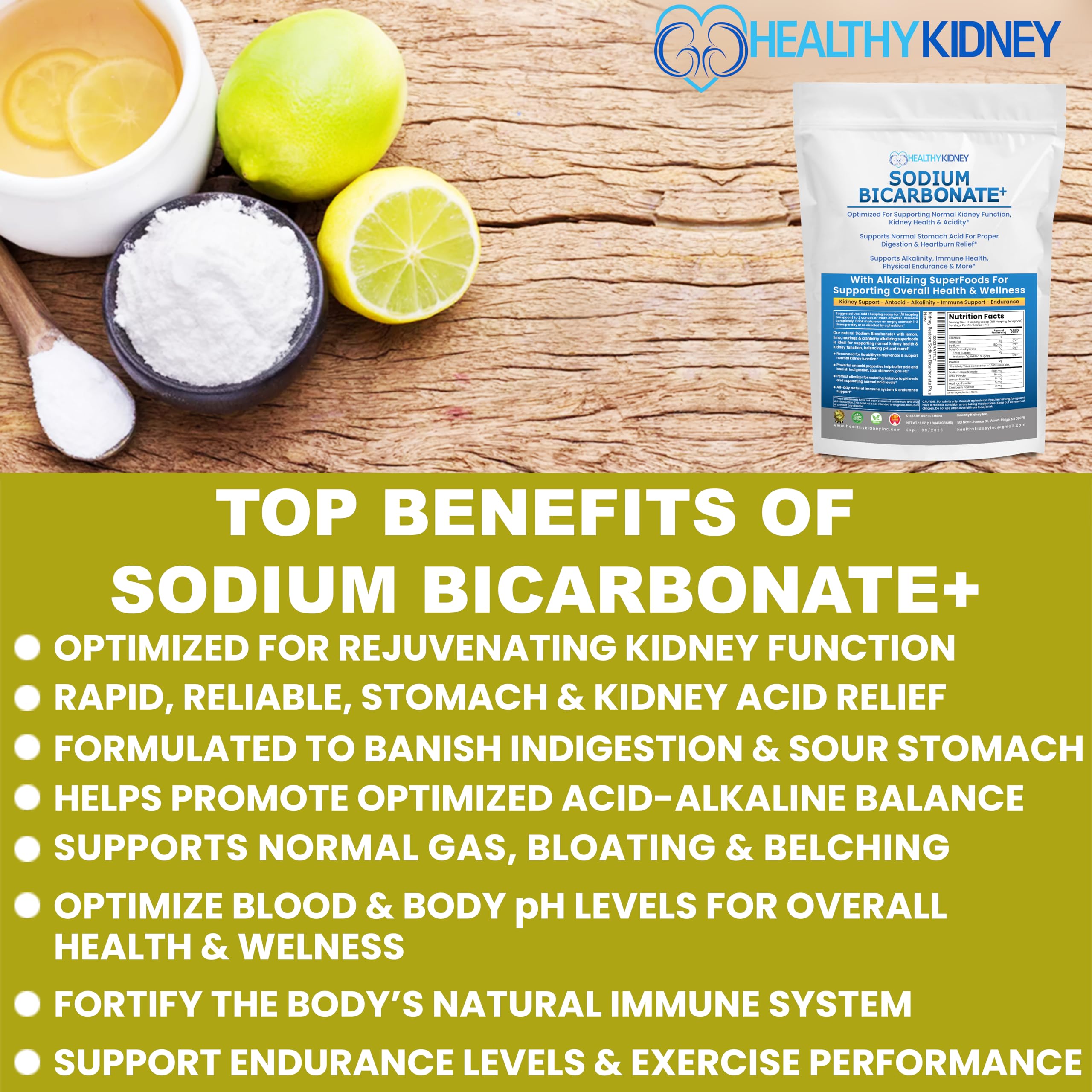 Kidney Restore kidney health label close-up emphasizing product quality.