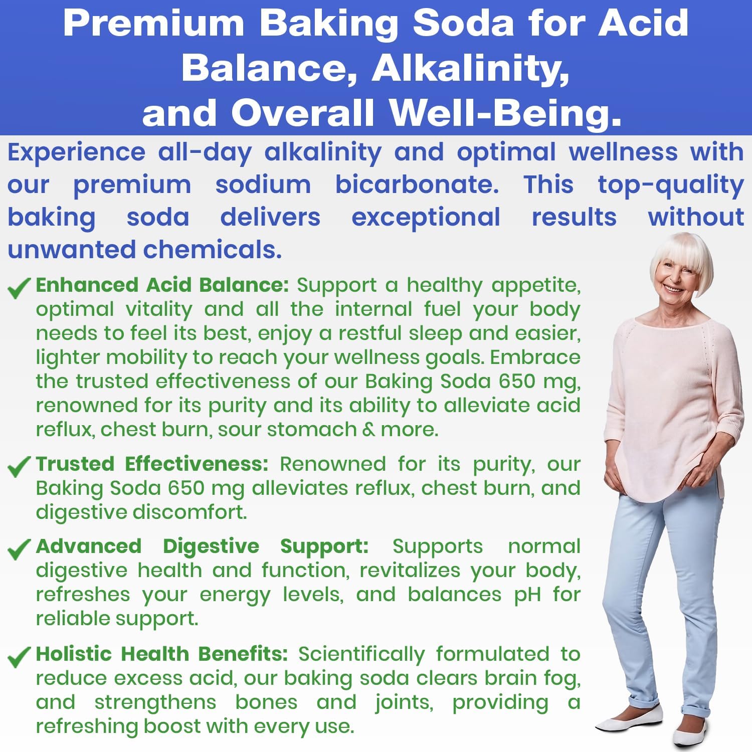 Kidney Restore organic-use certification emblem, signaling OMRI-certified baking soda.