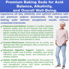 Kidney Restore organic-use certification emblem, signaling OMRI-certified baking soda.
