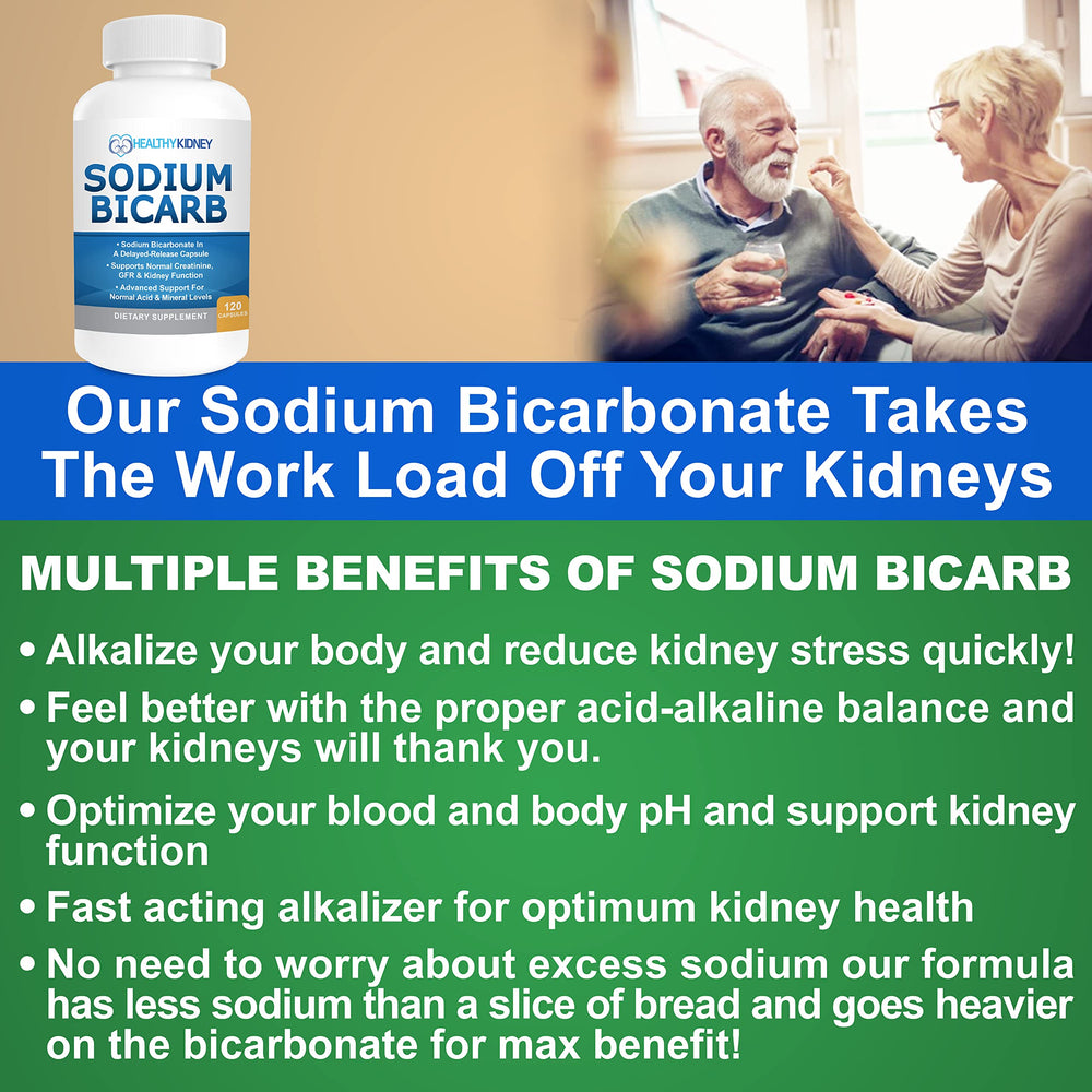 Kidney Restore capsules closeup showing 650mg dose for acid balance.