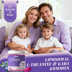 Chewable gummies for kids and adults supporting relaxation and focus