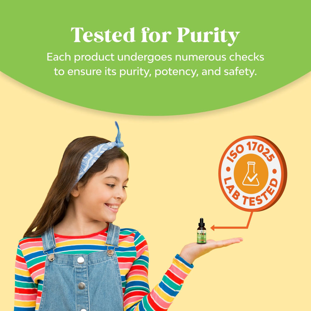 GMP-certified facility label with vegan logo
