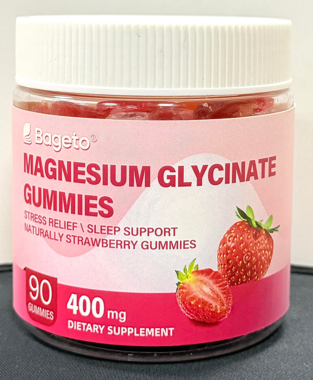 Kid friendly strawberry magnesium gummies