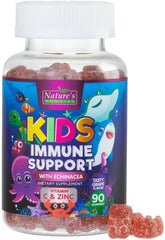 Front view of the Kids Immune Support Gummies bottle with berry flavor