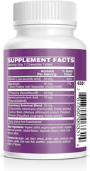 Close-up of mixed fruit flavored chewables highlighting sugar-free and melatonin-free formula