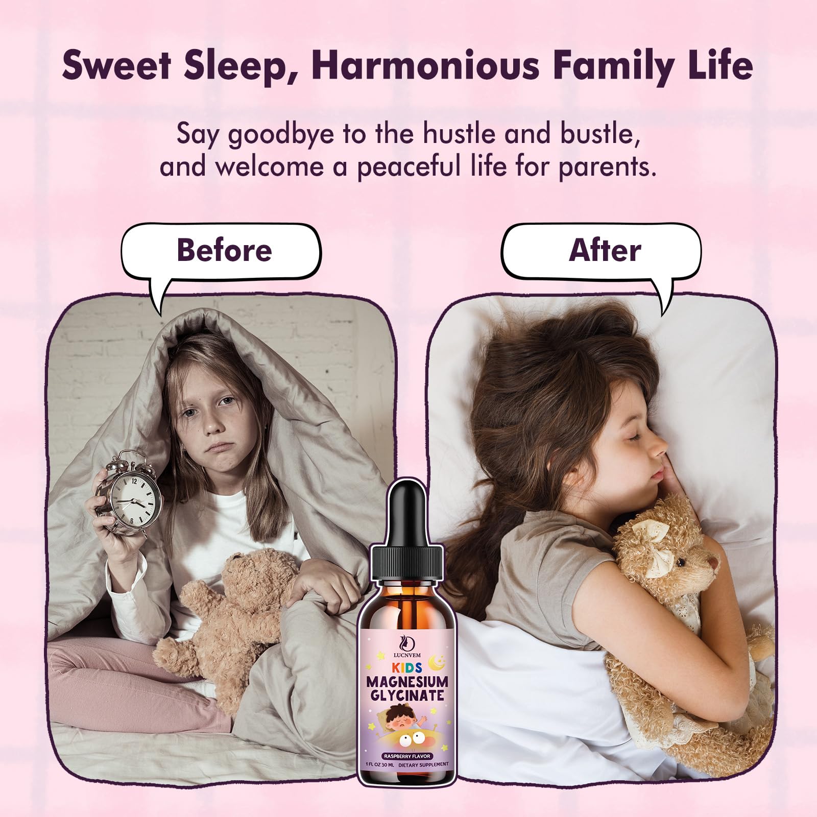 Bottle label highlights melatonin-free and sugar-free formulation
