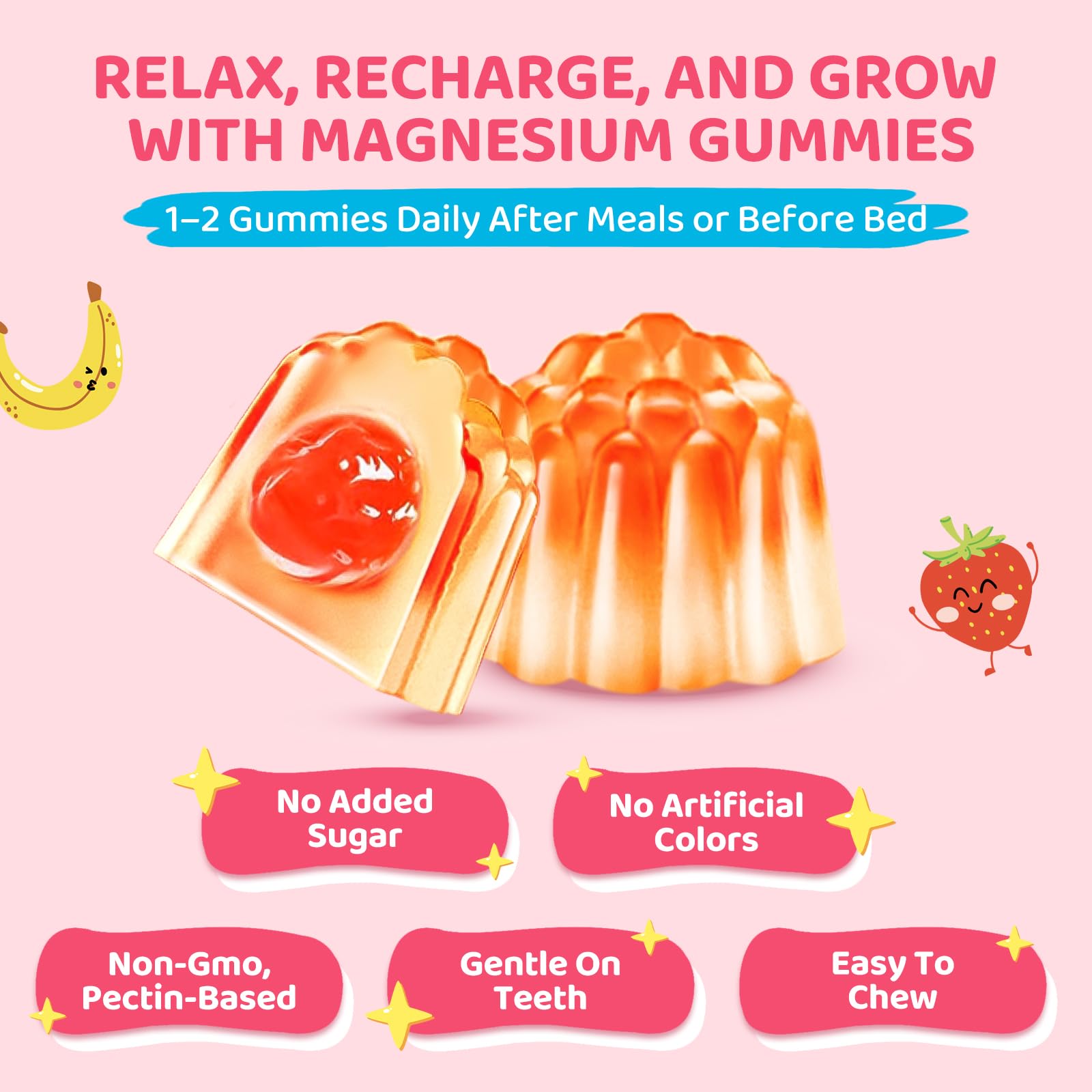 Packaging highlights L-Theanine, Chamomile and Ashwagandha components