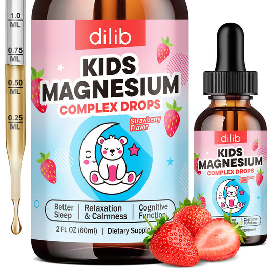Kids Magnesium Liquid Drops bottle 2oz