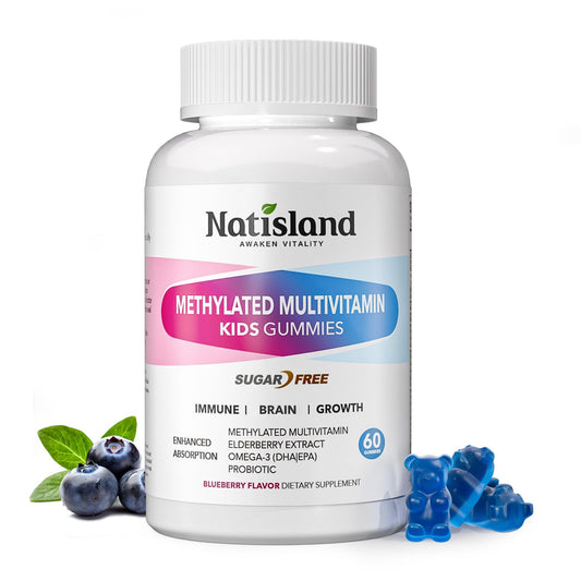 Kids methylated multivitamin gummies for ages 4 and up