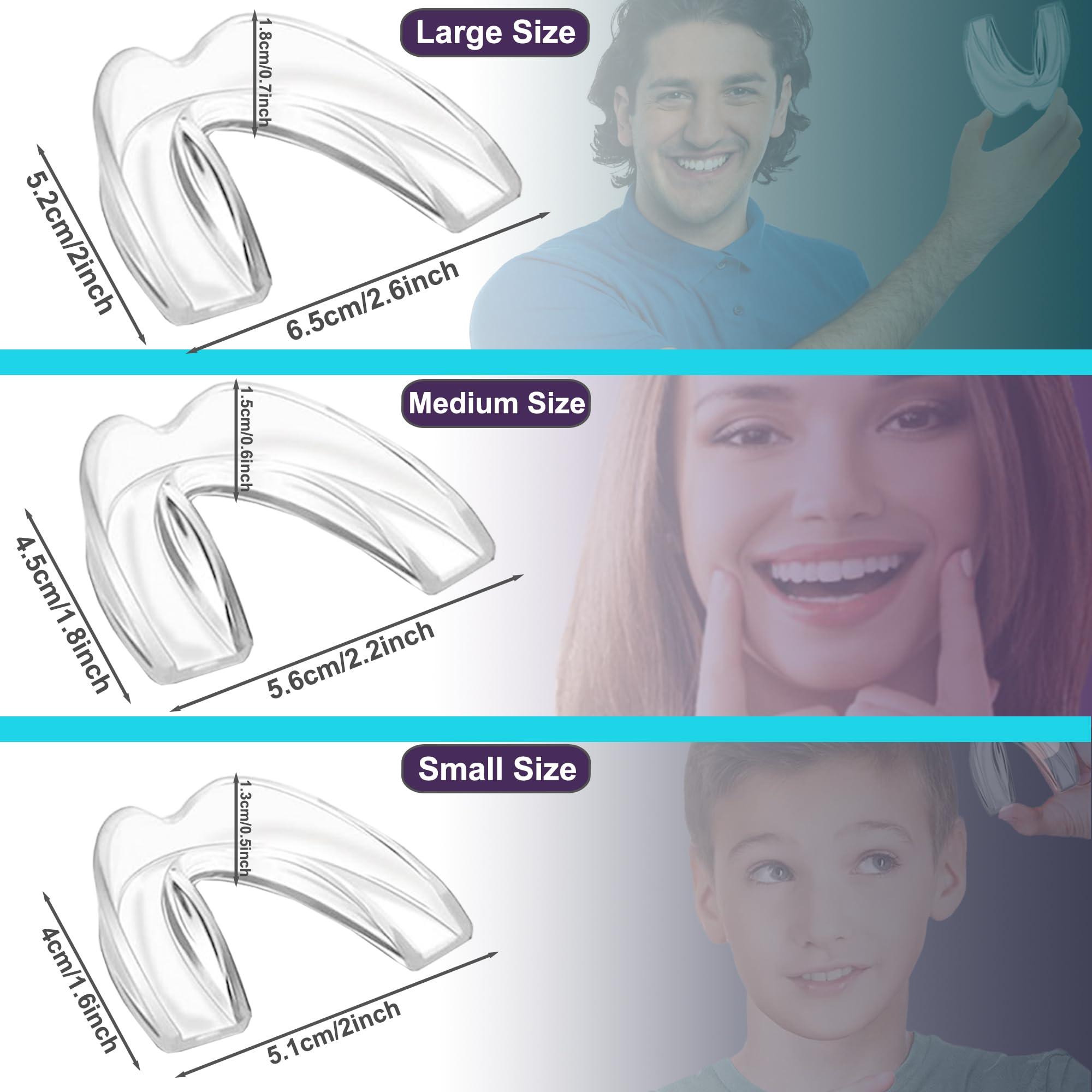 Moldable EVA material used in kids mouth guard