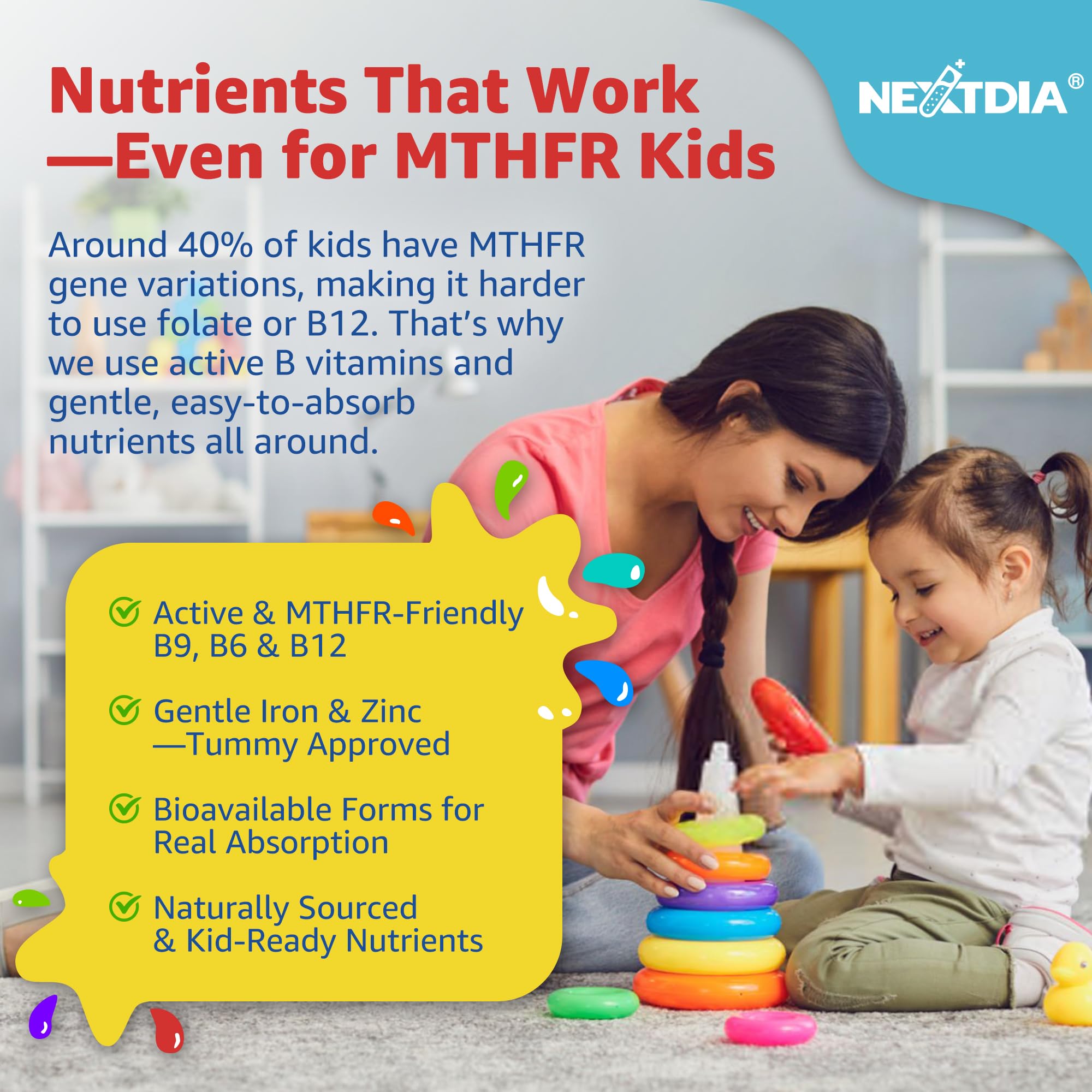 Nutrition panel for kids multivitamin gummies