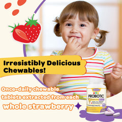 Pack of two bottles showing 150 servings for kids probiotic chews