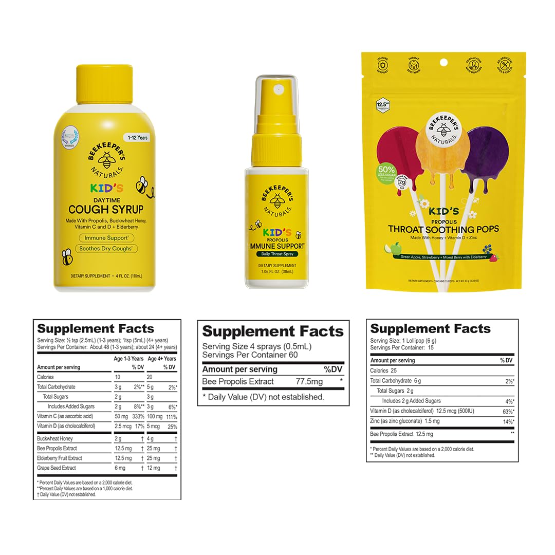Kid's Propolis Throat Spray bottle for kids