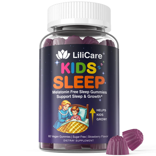 Front view of Kids Sleep Gummies bottle