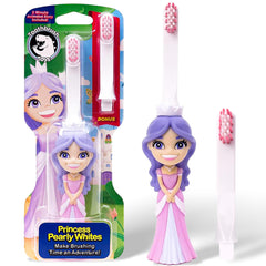Princess design kids toothbrush for ages 2+