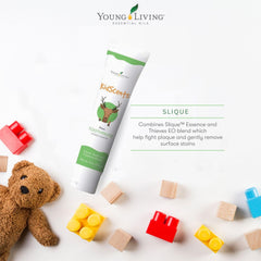 Packaging of KidScents Slique Toothpaste for Kids 4 oz tube