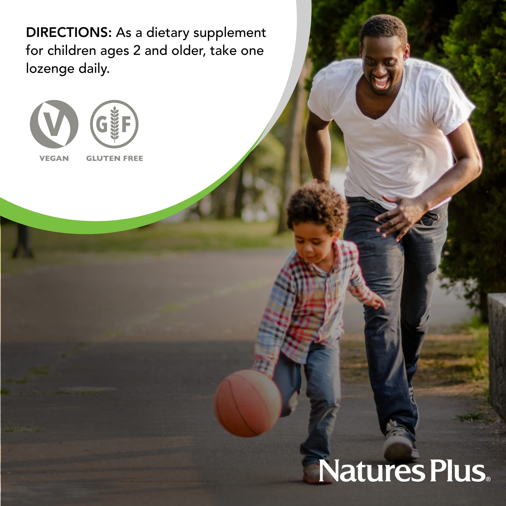 Animal Parade KidZinc Tangerine lozenges with animal shapes