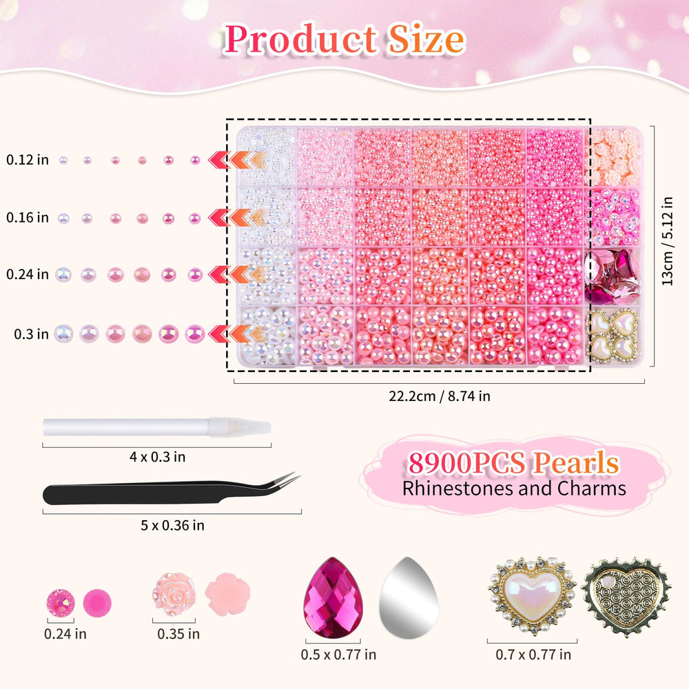 Kikonoke black tweezer for precise placement of tiny embellishments.