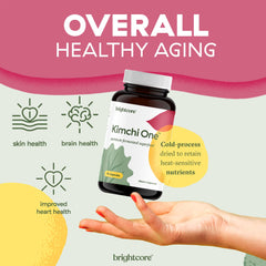 Ingredients and nutrition label for Kimchi One