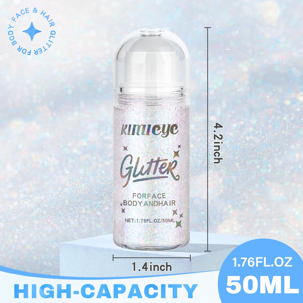 Kimieye holographic glitter color changes with light for dynamic sparkle
