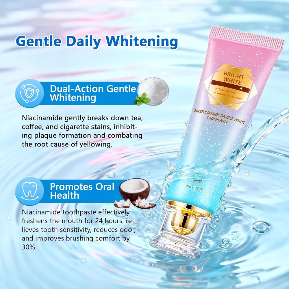 Enamel support and safe daily whitening