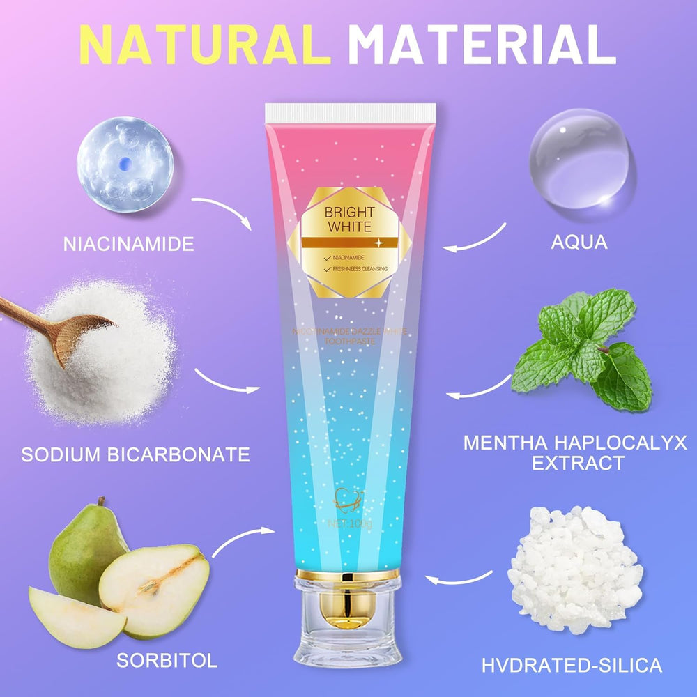 Sensitivity relief with Niacinamide toothpaste
