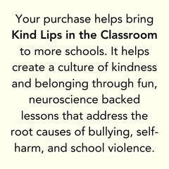 Kind Lips made in USA gluten-free lip balm packaging visible.