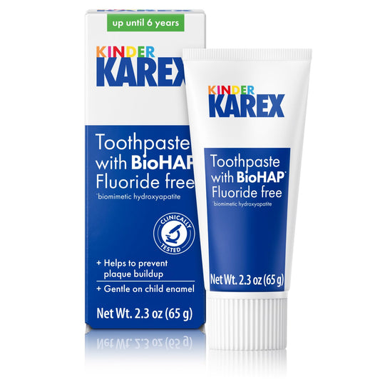 Kinder Karex Hydroxyapatite Kids Toothpaste front packaging