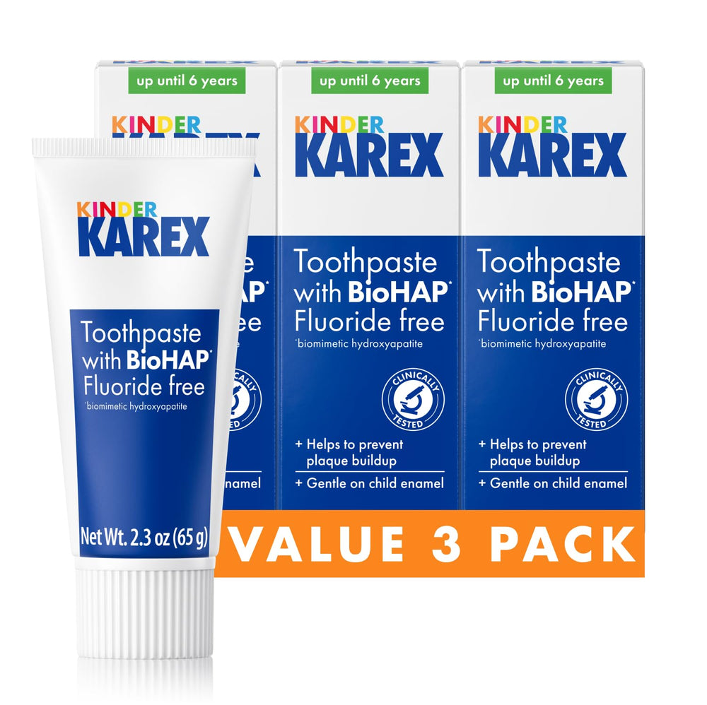 Kinder Karex Hydroxyapatite Kids Toothpaste packaging front view