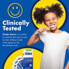Kinder Karex toothpaste tube close-up