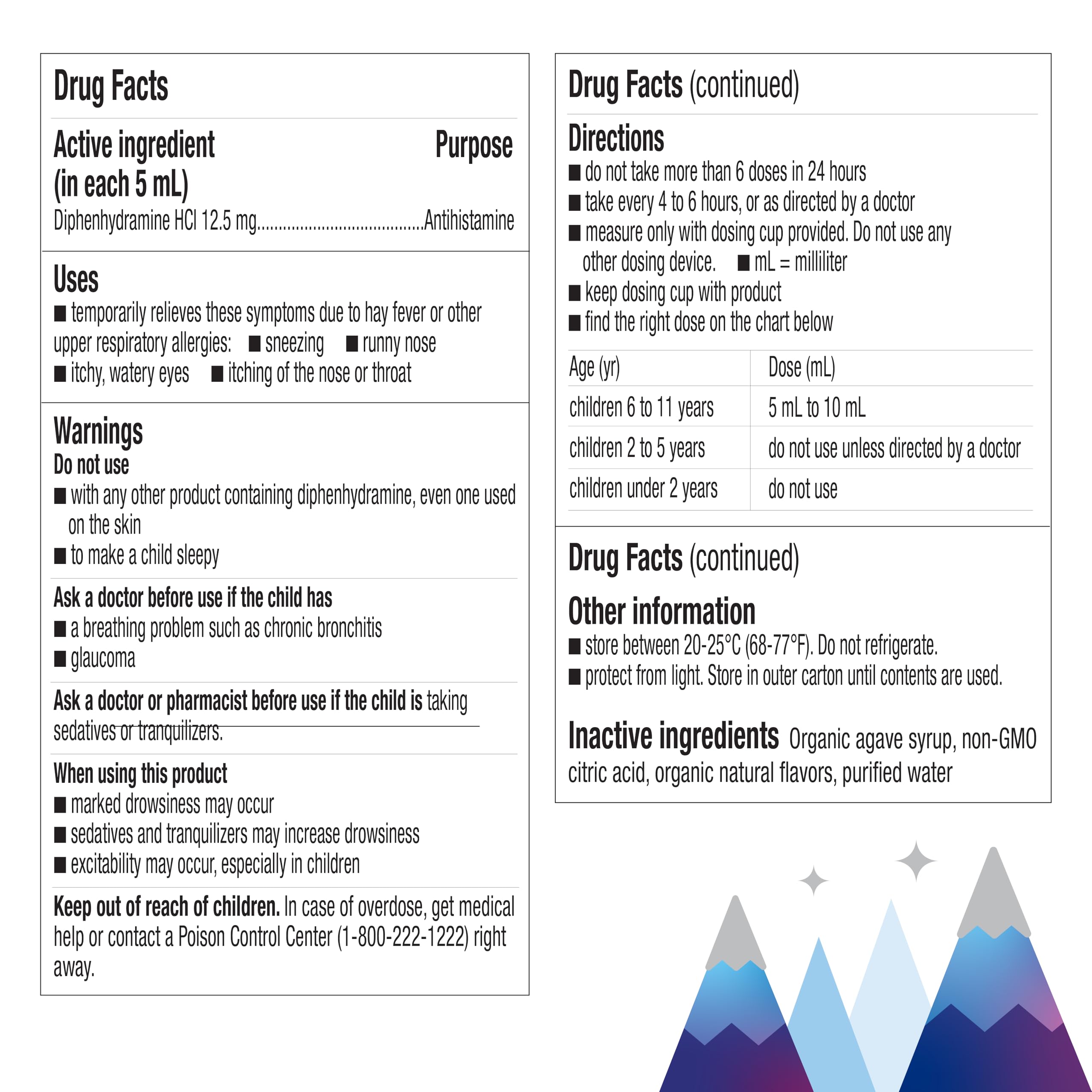 Dosing cup included with KinderMed Kids' Allergy