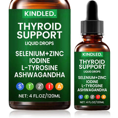 Kindled Thyroid Support Drops bottle