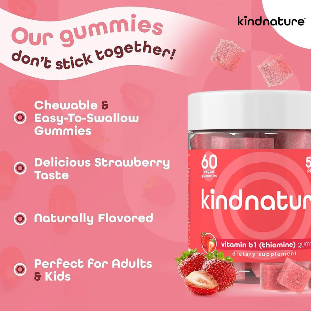 Adult using a vitamin B1 gummy for energy