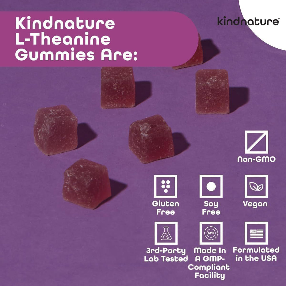 USA-made GMP-certified facility badge on Kindnature packaging