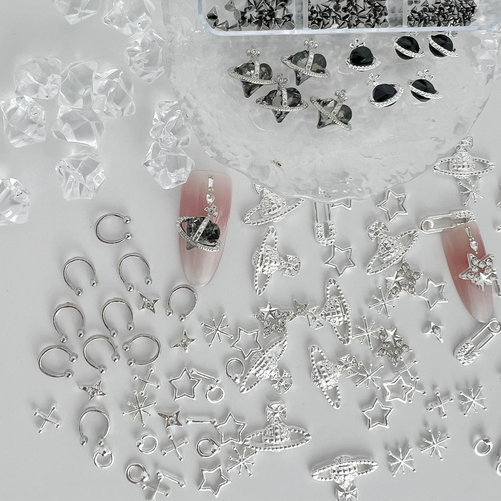 KINGNAME spikes charm delivers bold texture and statement-making nails