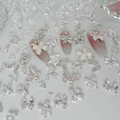 KINGNAME durable metal alloy butterfly charms retain shape on natural or extended nails