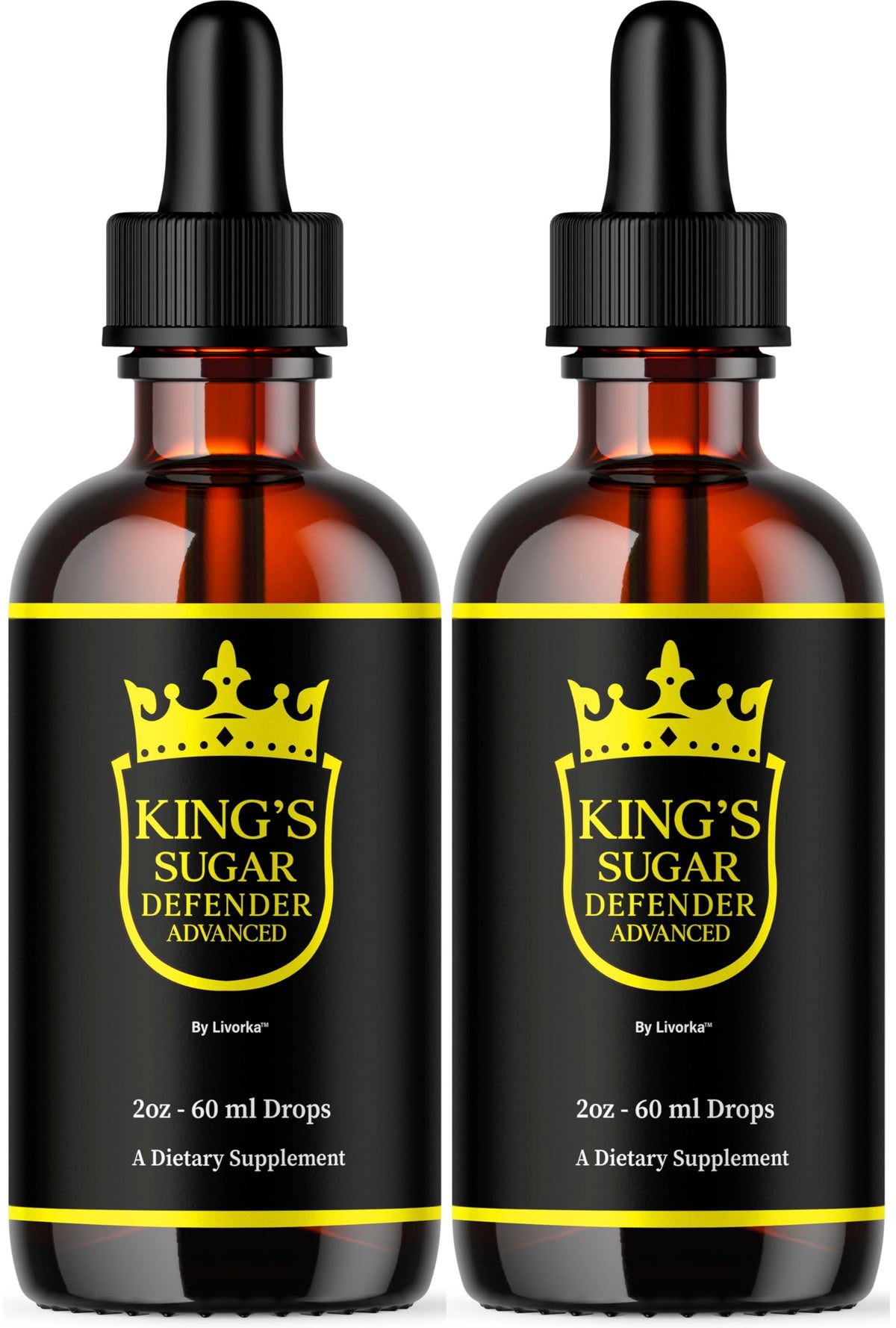 Two-pack Kings Sugar Defender bottles
